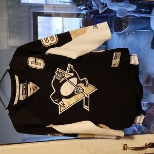 NHL Pittsburgh penguins Crosby Youth L/XL Licensed Reebok Jersey
